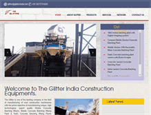 Tablet Screenshot of glitterindia.net